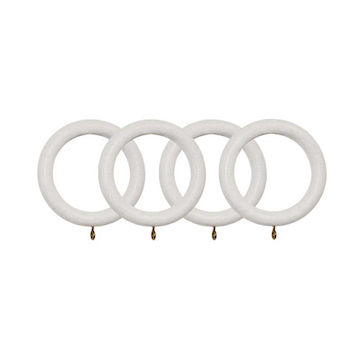 Rings For 45mm Portofino Distressed Ivory Curtain Pole Accessory