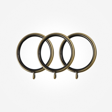 Rings For 50mm Museum Galleria Burnished Brass Effect