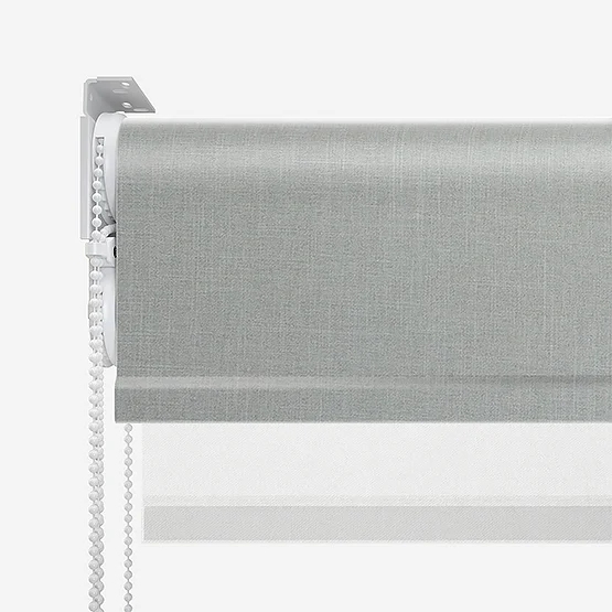 Leniro Blackout Pebble Grey & White double_roller