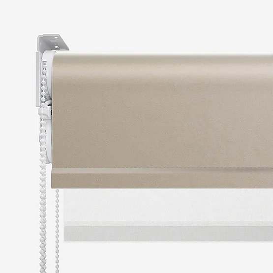 Carnival Blackout Taupe & White double_roller