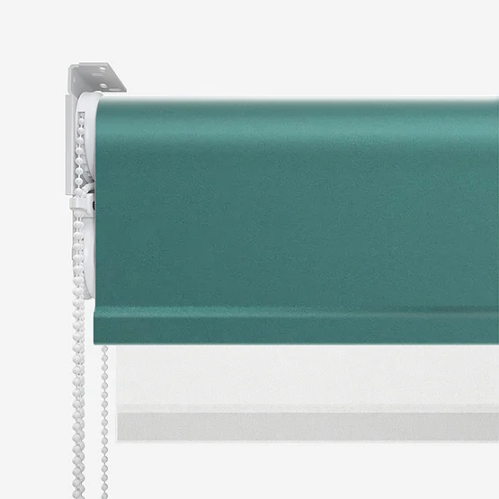 Carnival Blackout Teal & White double_roller
