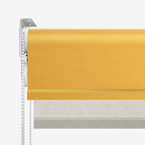 Optima Blackout Daffodil Yellow & Natural double_roller