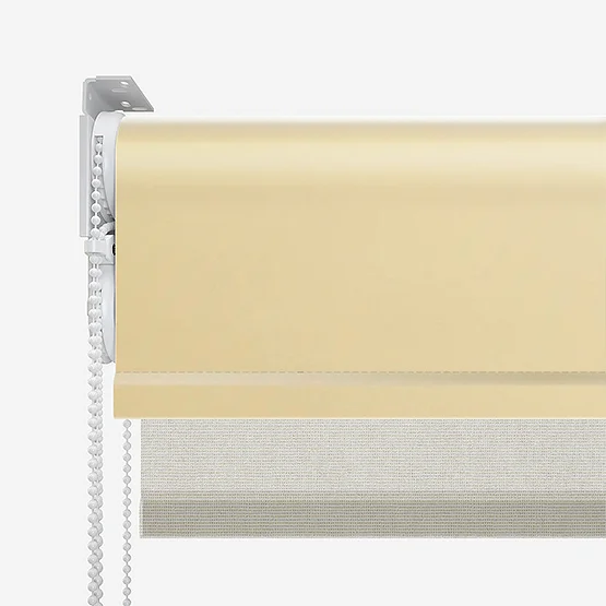 Optima Blackout Light Taupe & Natural double_roller