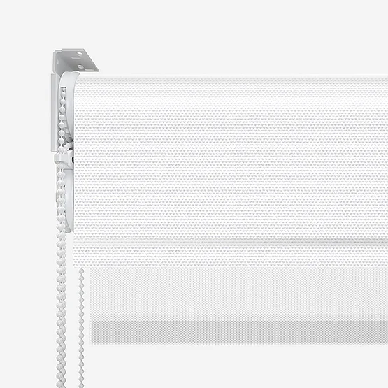 Supreme Blackout White & SunVue White double_roller