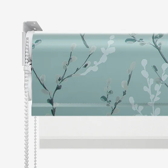 Willow Morning Mist & White double_roller