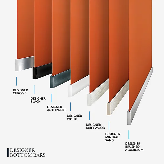 Spectrum Blackout Burnt Orange & White double_roller