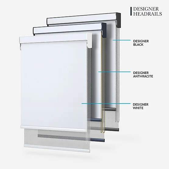 Aqualuxe White & SunVue Dove Grey double_roller