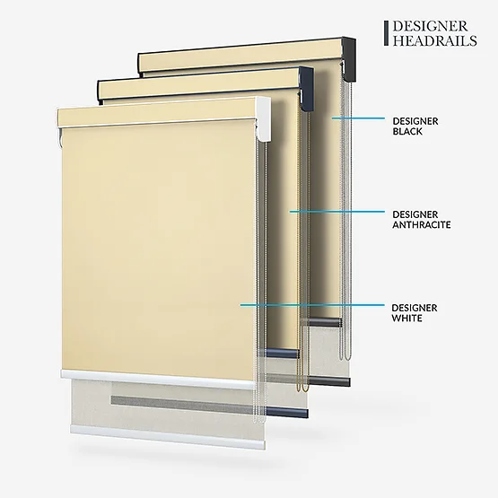 Optima Blackout Light Taupe & Natural double_roller