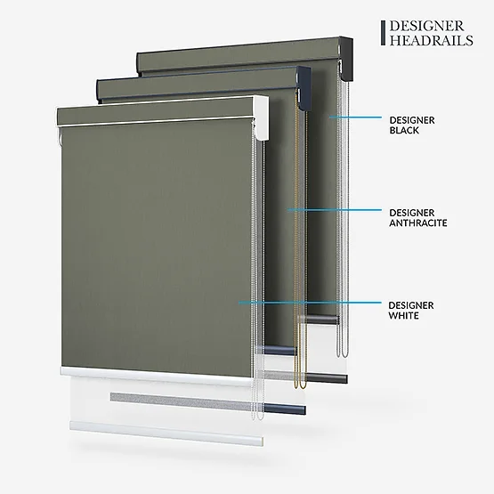 Optima Blackout Pewter & SunVue White double_roller