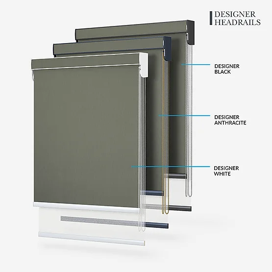 Optima Blackout Pewter & White double_roller