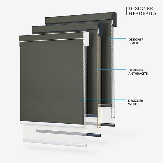 Optima Blackout Slate Grey & White double_roller