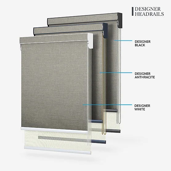Voga Blackout Dove Grey & Cream double_roller