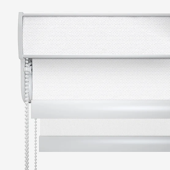 Supreme Blackout White & SunVue White double_roller