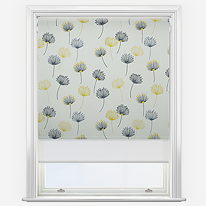 Calista Citrus & White Double Roller Blind