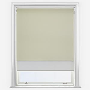 Optima Blackout Greige & Grey Double Roller Blind