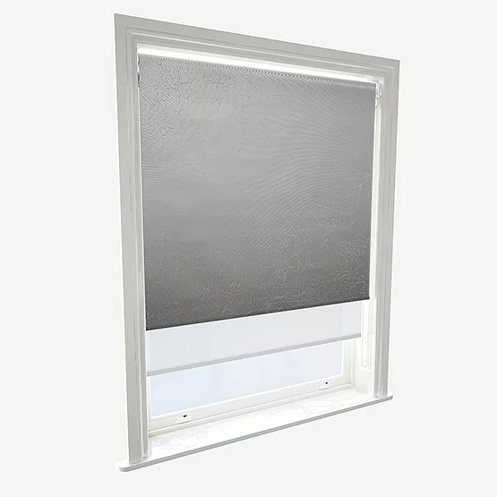 Lahore Grey & SunVue White double_roller