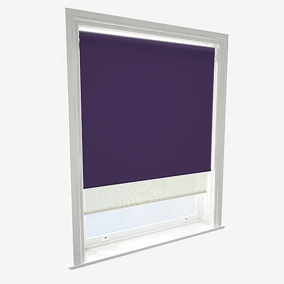 Supreme Blackout Purple & Cream double_roller