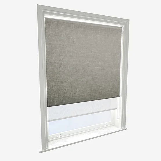 Voga Blackout Dove Grey & White double_roller