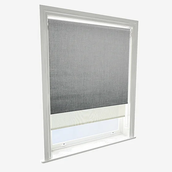 Voga Blackout Smoke Grey & Cream double_roller