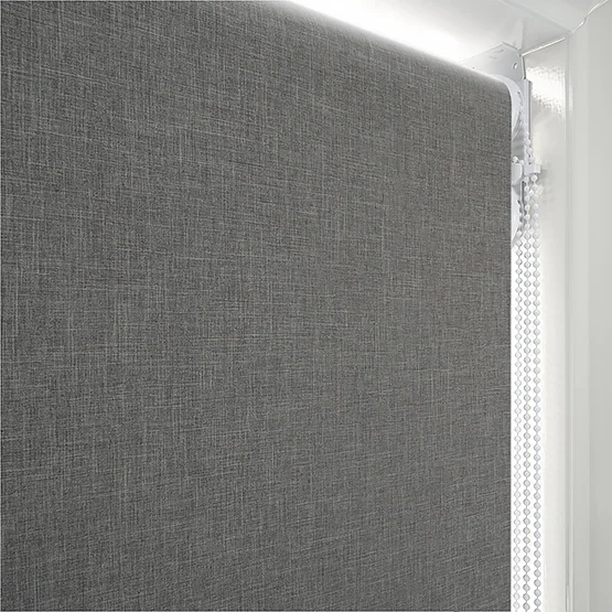 Leniro Blackout Mole Grey & Natural double_roller