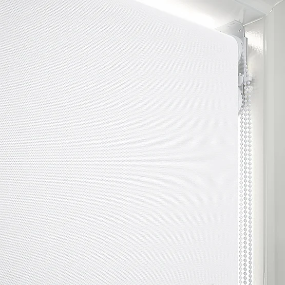 Supreme Blackout White & SunVue Dove Grey double_roller