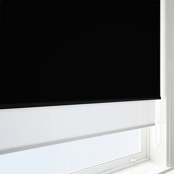 Aqualuxe Black & SunVue White double_roller
