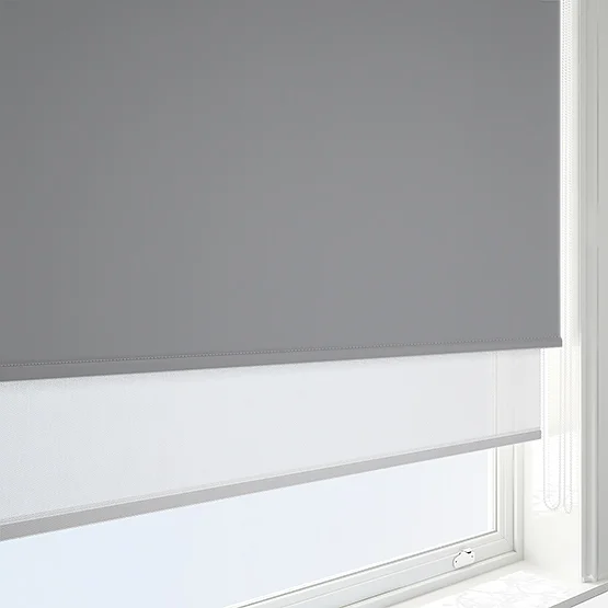 Aqualuxe Granite & SunVue White double_roller