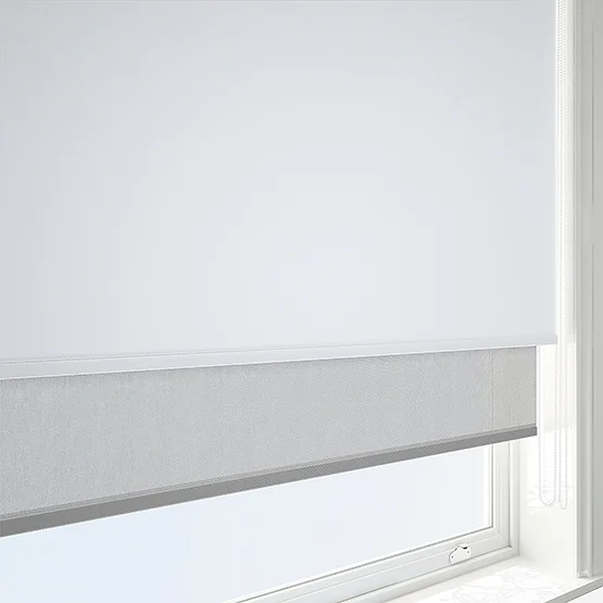 Aqualuxe White & SunVue Dove Grey double_roller