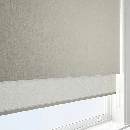 Leniro Blackout Natural & Natural double_roller