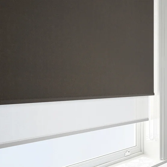 Optima Blackout Brown & White double_roller