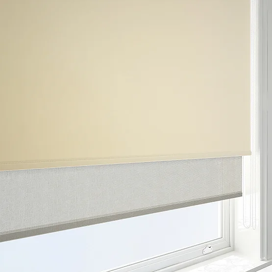 Optima Blackout Light Taupe & Natural double_roller
