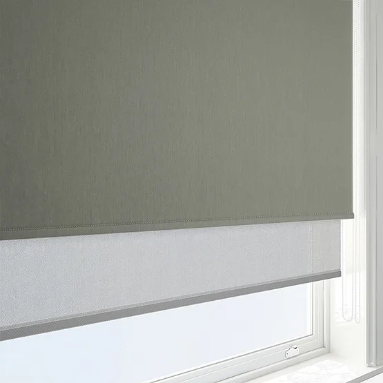 Optima Blackout Pewter & SunVue Dove Grey double_roller