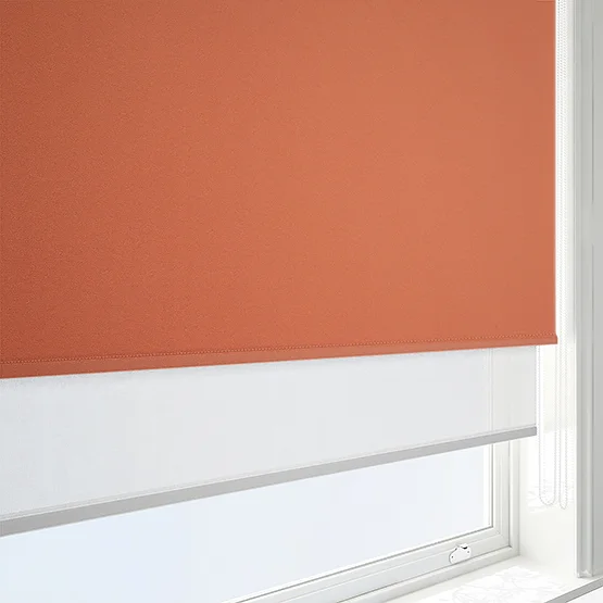 Pop Blackout Burn Orange & White double_roller