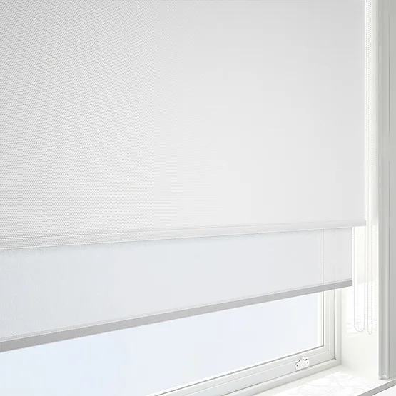 Supreme Blackout Porcelain & SunVue White double_roller