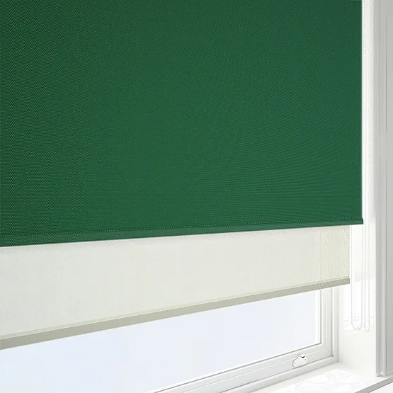 Supreme Blackout Forest Green & Cream double_roller