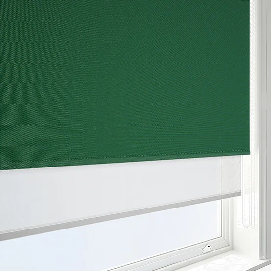 Supreme Blackout Forest Green & White double_roller