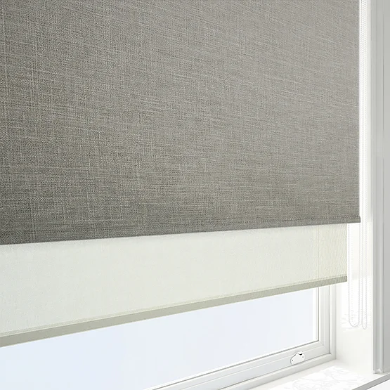 Voga Blackout Dove Grey & Cream double_roller