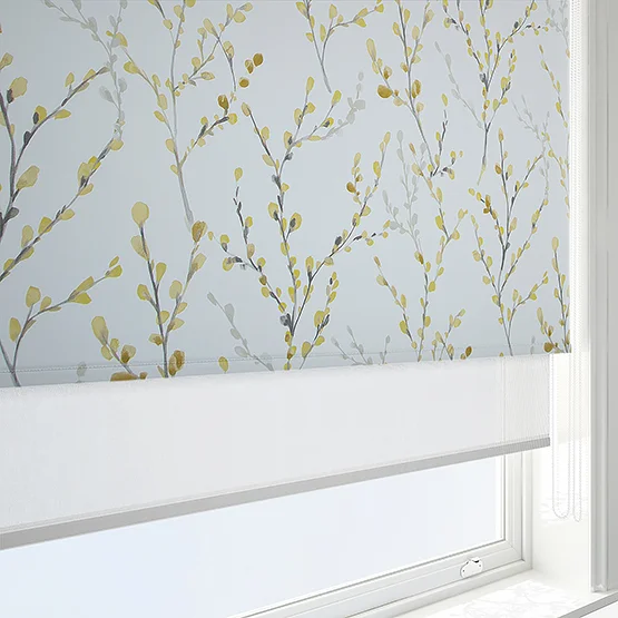 Willow Brazen Yellow & White double_roller
