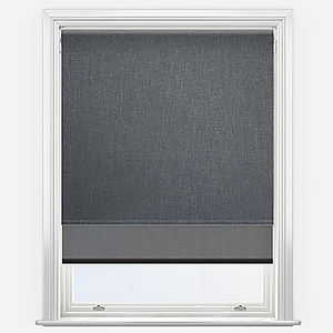 Double Roller Artivis Blackout Rock Grey & SunVue Jet Black
