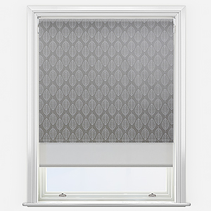 Double Roller Boheme Steel & Grey