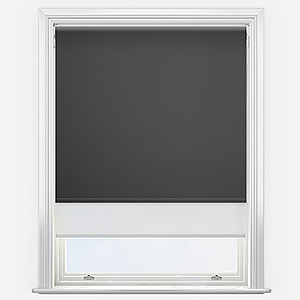 Double Roller Carnival Blackout Anthracite & White
