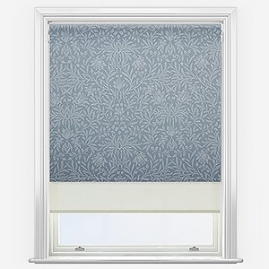 Double Roller Florence Persian Blue & Cream