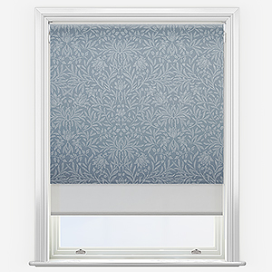 Double Roller Florence Persian Blue & Grey