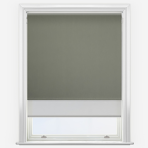 Double Roller Fusion Blackout Pewter & Grey
