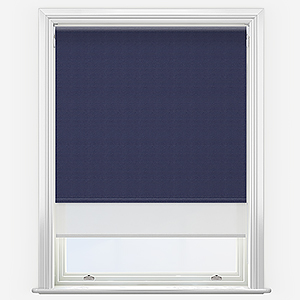Double Roller Indigo & White