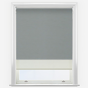 Double Roller Plaza Graphite & Cream