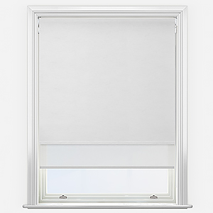 Double Roller Plaza Whisper White