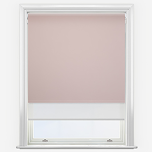 Double Roller Pop Blackout Blush & White