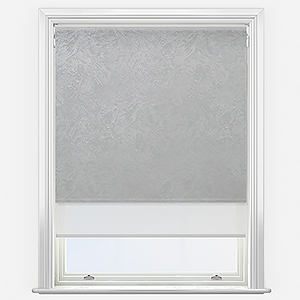 Double Roller Romany Light Grey White