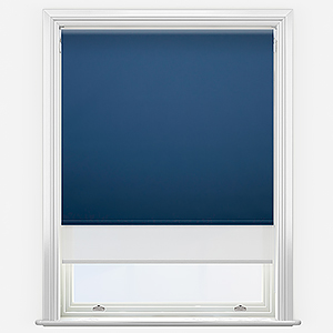 Double Roller Spectrum Blackout Blue & White
